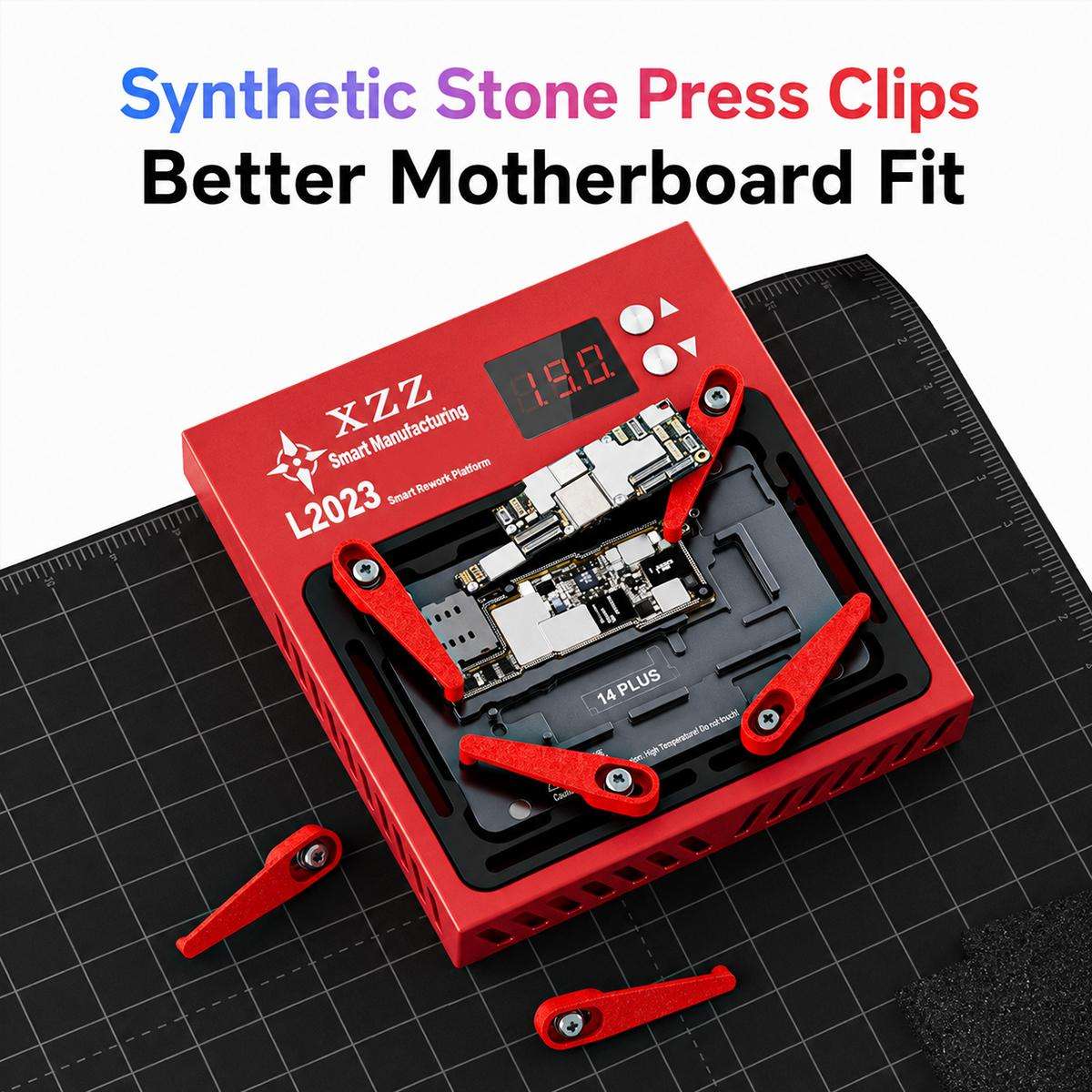 XZZ L2023 Intelligent Desoldering Platform for iPhone X-17 Pro Max, Plug:EU Plug