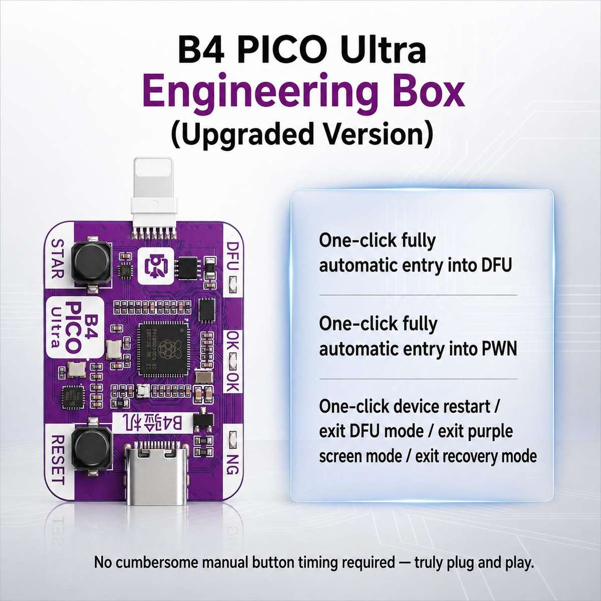 B4 PICO Ultra DFU/PWN Engineering Tool for iPhone XR11 Pro Max