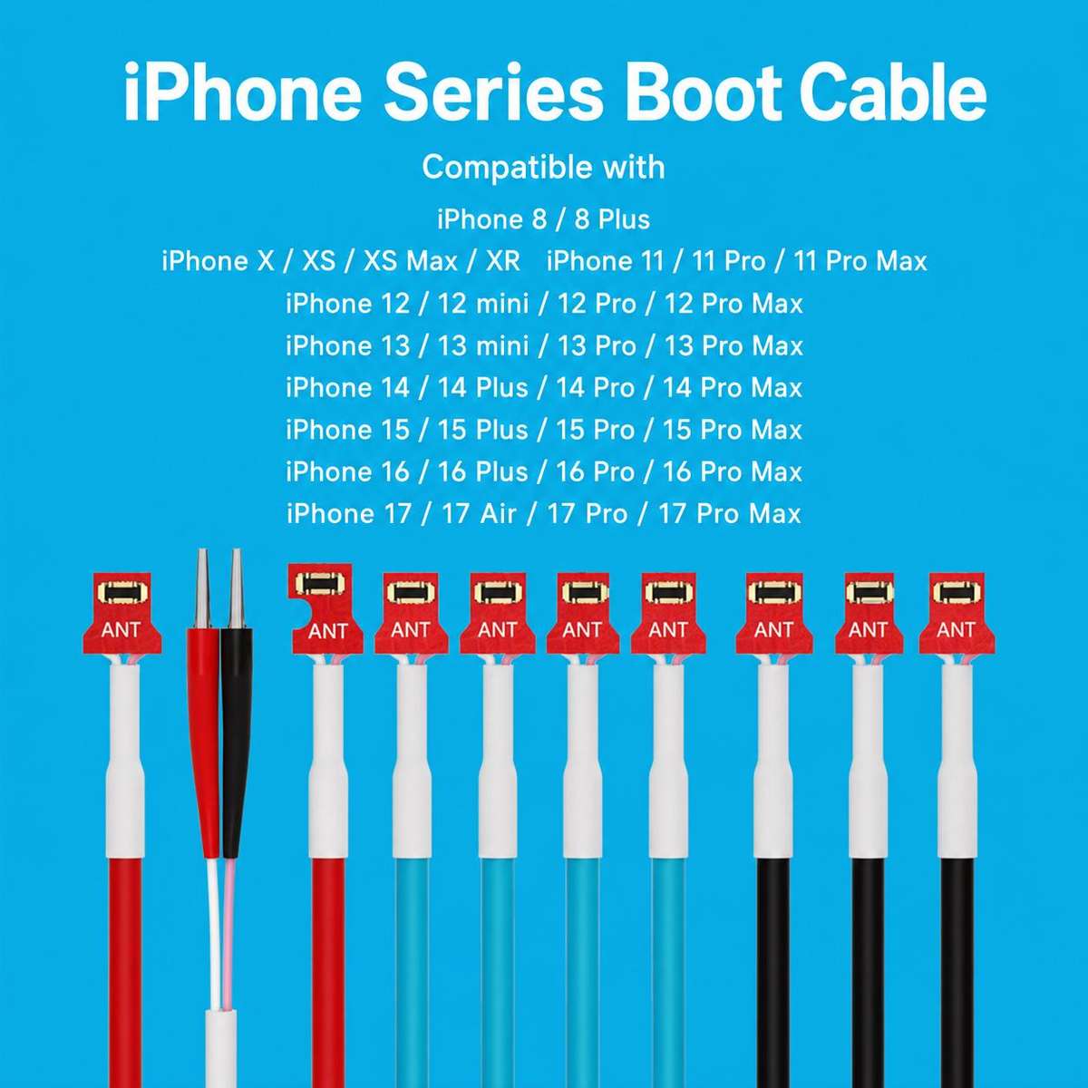MaAnt PY-1Pro Power Boot Cable for iPhone 8 to 17 Pro Max