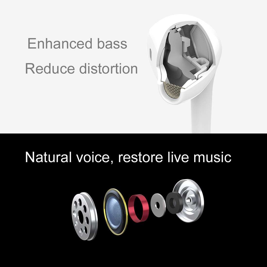 Letv 1.2m In-Ear Digital Stereo Music USB-C / Type-C Wired Control CDLA Earphone