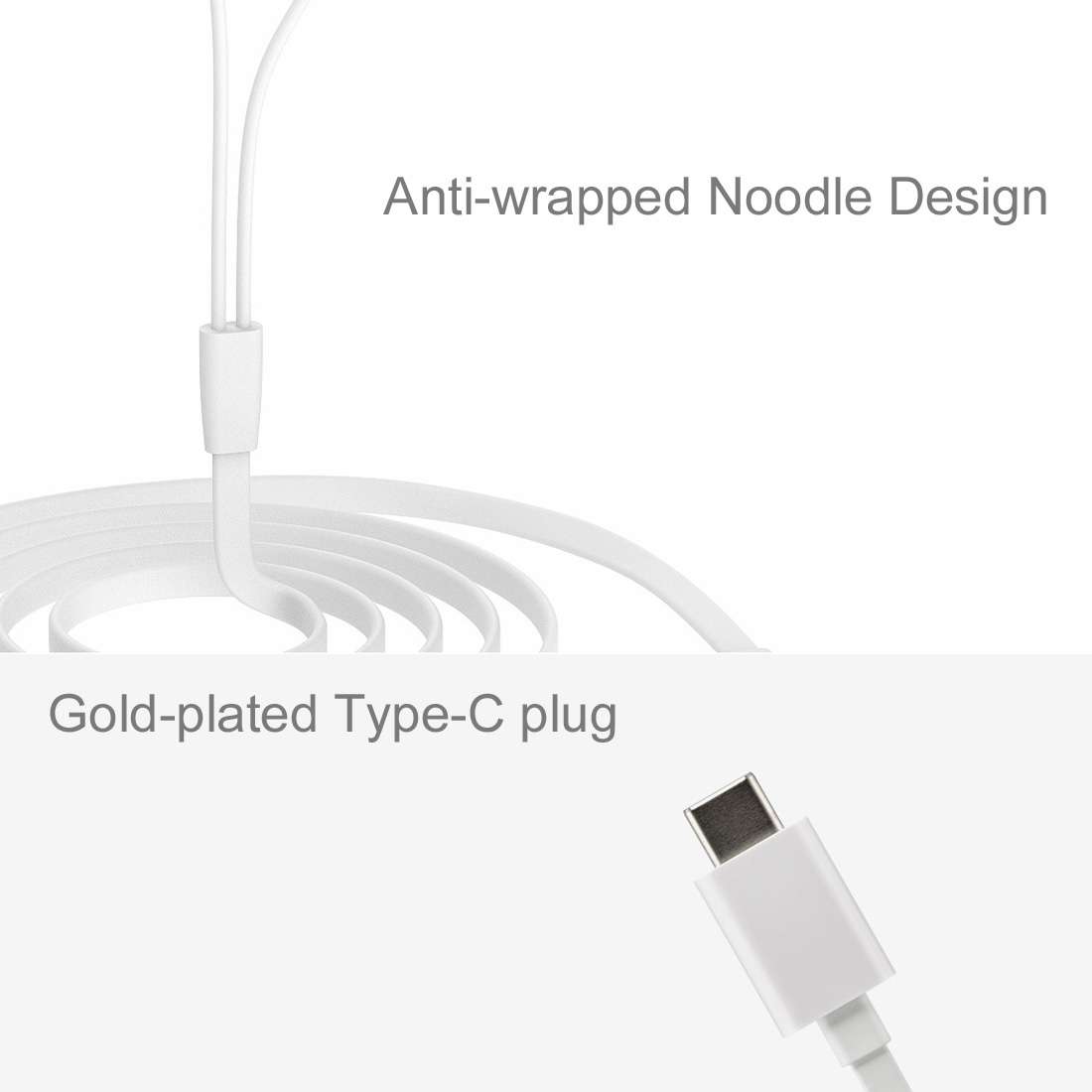 Letv 1.2m In-Ear Digital Stereo Music USB-C / Type-C Wired Control CDLA Earphone