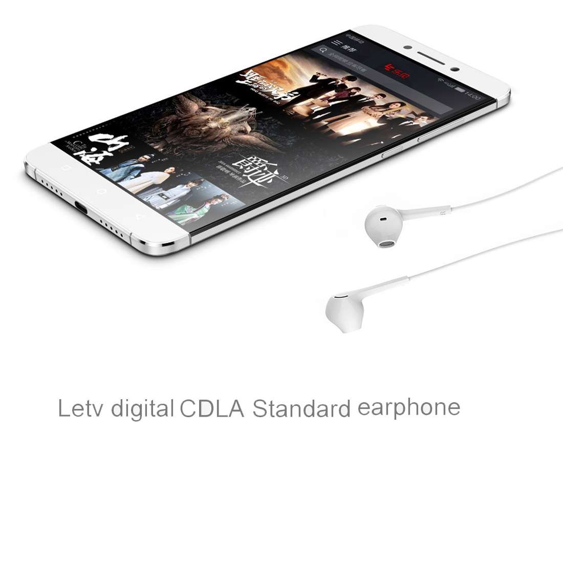 Letv 1.2m In-Ear Digital Stereo Music USB-C / Type-C Wired Control CDLA Earphone