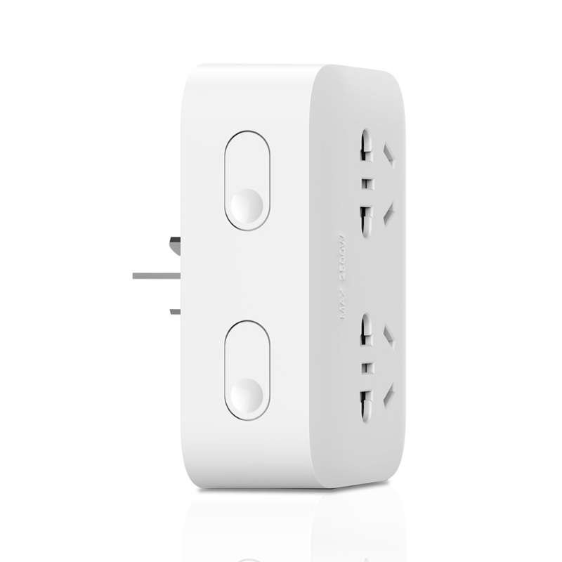Original Xiaomi Mijia Power Socket Strip 2 Sockets Plug Extension Patch Board with 2 Control Switc