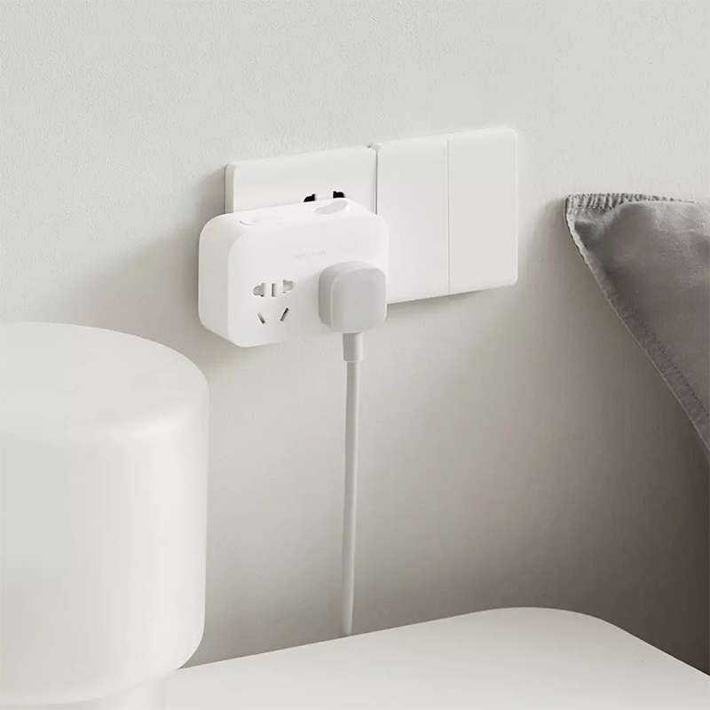 Original Xiaomi Mijia Power Socket Strip 2 Sockets Plug Extension Patch Board with 2 Control Switc