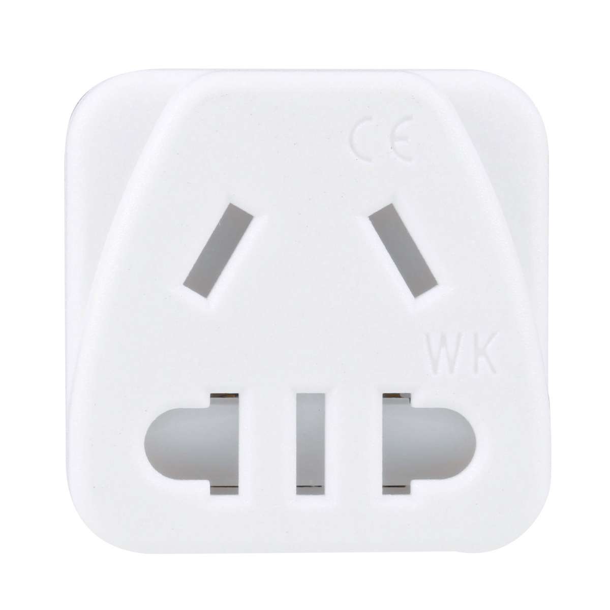 Portable Universal Five-hole WK to C13-C14 Plug Socket Power Adapter(White)