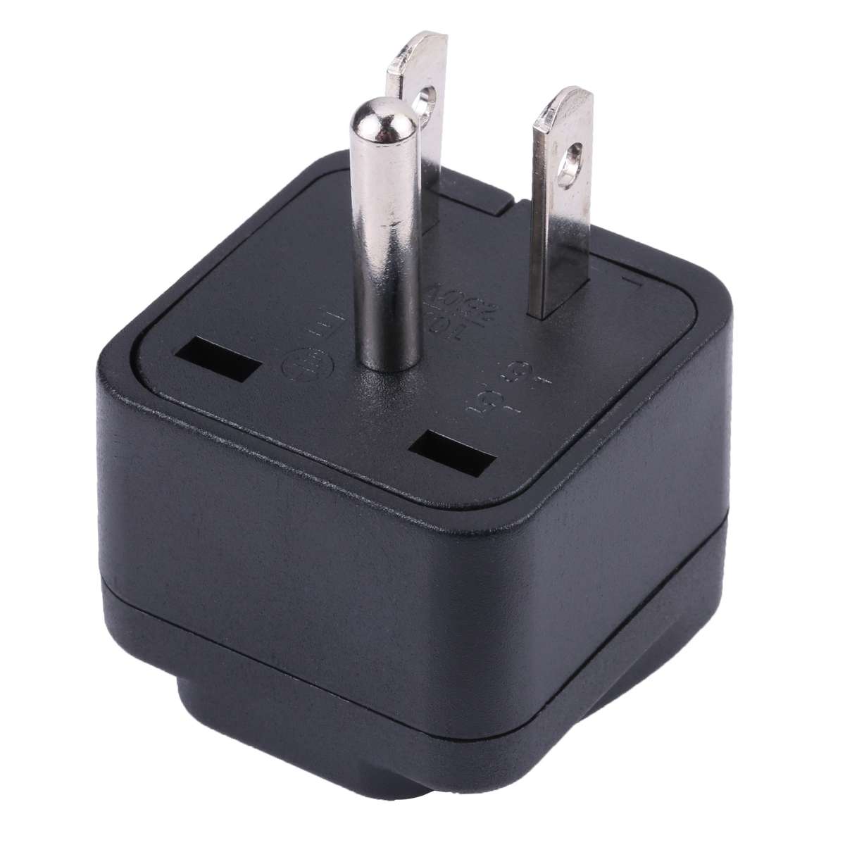 Portable Universal Five-hole WK to US & Mexico Three-pin Plug Socket Power Adapter