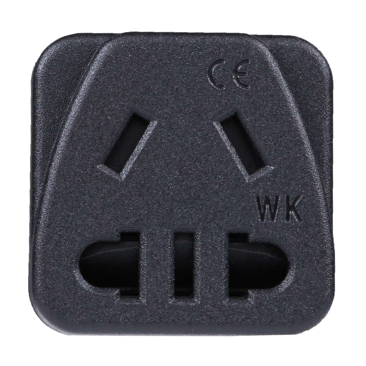 Portable Universal Five-hole WK to US & Mexico Three-pin Plug Socket Power Adapter