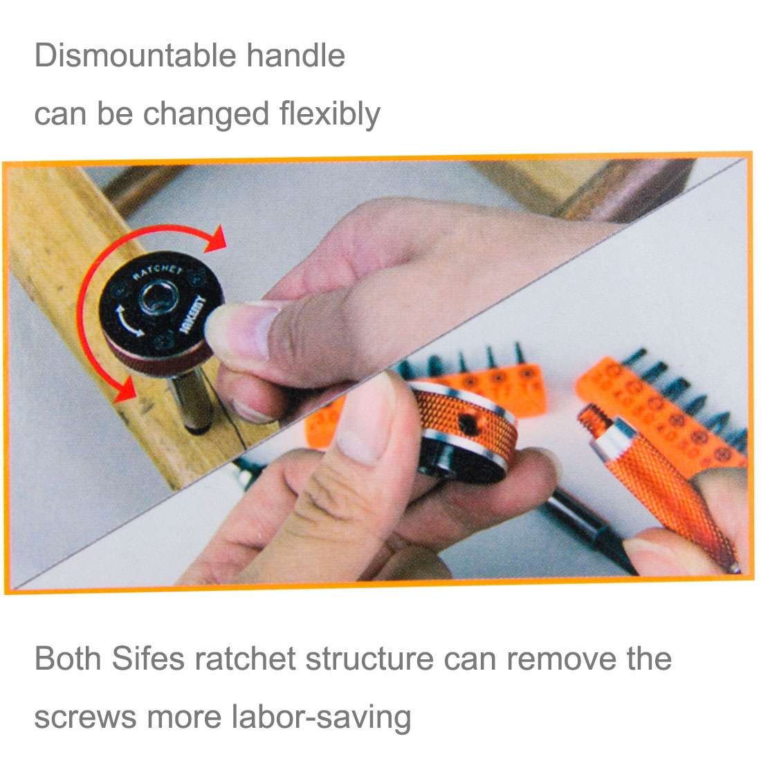 JAKEMY JM-6119 19 in 1 Multipurpose Precision Screwdriver Ratchet Repair Tools Kit for Tablets & M
