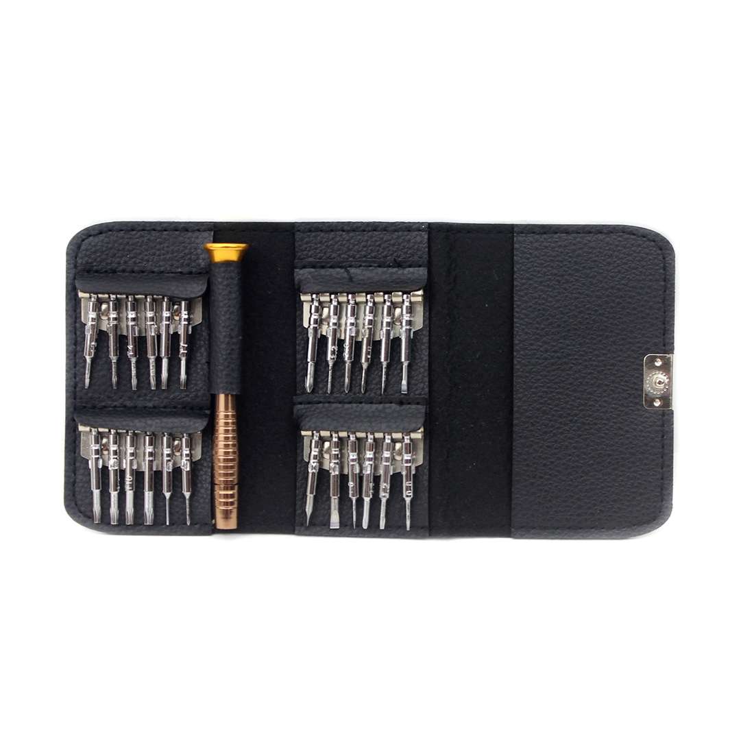 JIAFA JF-8129 24 in 1 Professional Multi-functional Screwdriver Set with Carrying Bag(Gold)