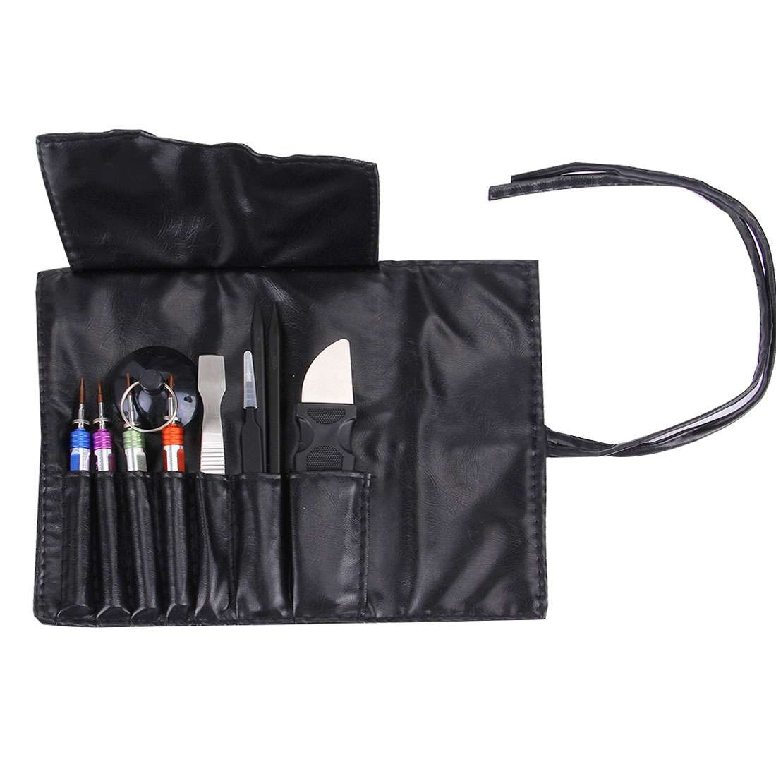 Appropriative Professional Screwdriver Repair Open Tool Kit with Roll Leather Bag For iPhone 7 & 7 P