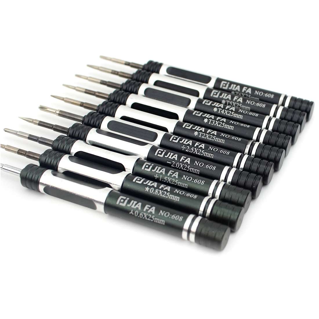JF-8134 10 in 1 Multi-model Available Metal Mobile Phone Repair Tool Combination Screwdriver