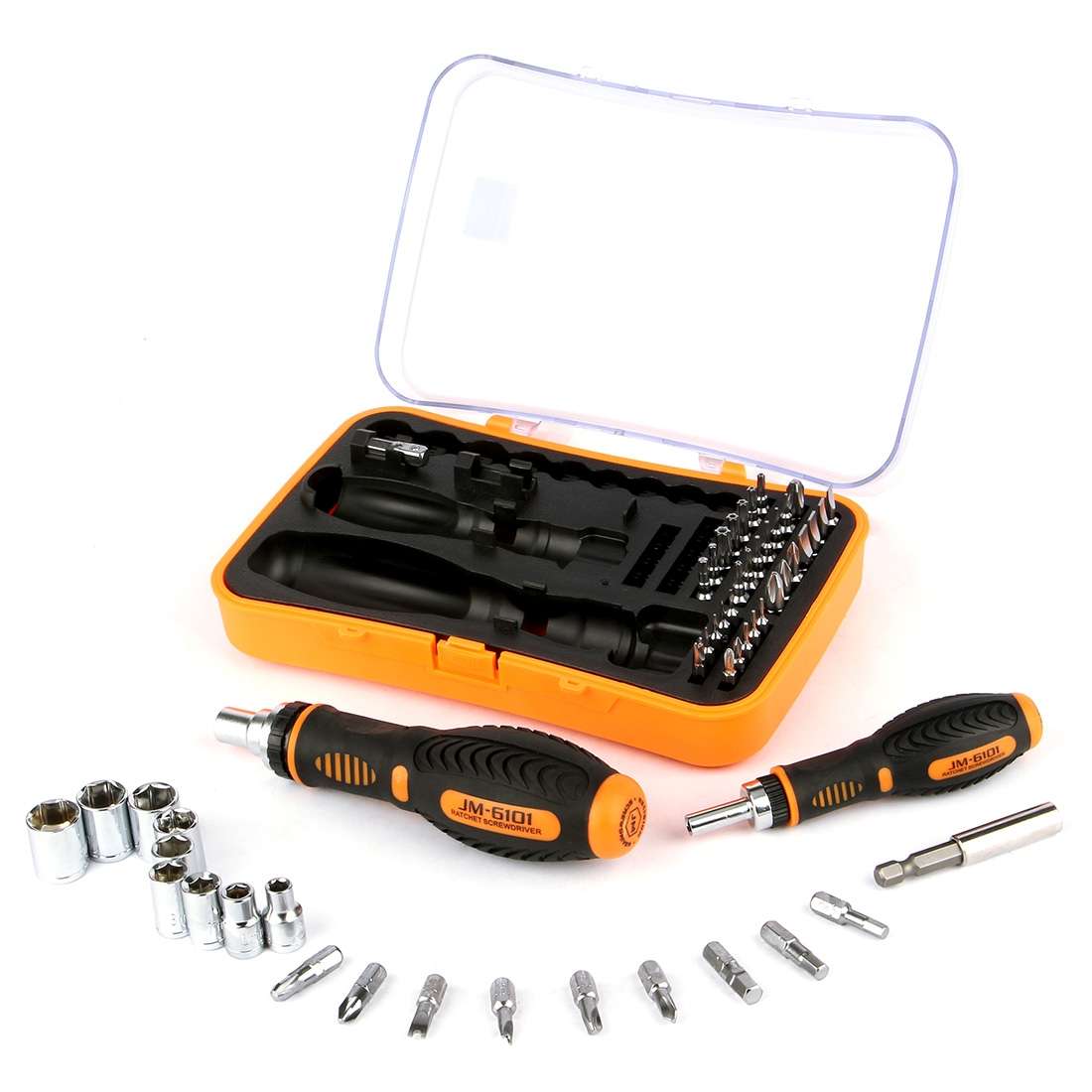 JAKEMY JM-6101 53 in 1 Labor Saving Ratchet Screwdriver Repair Tool Set