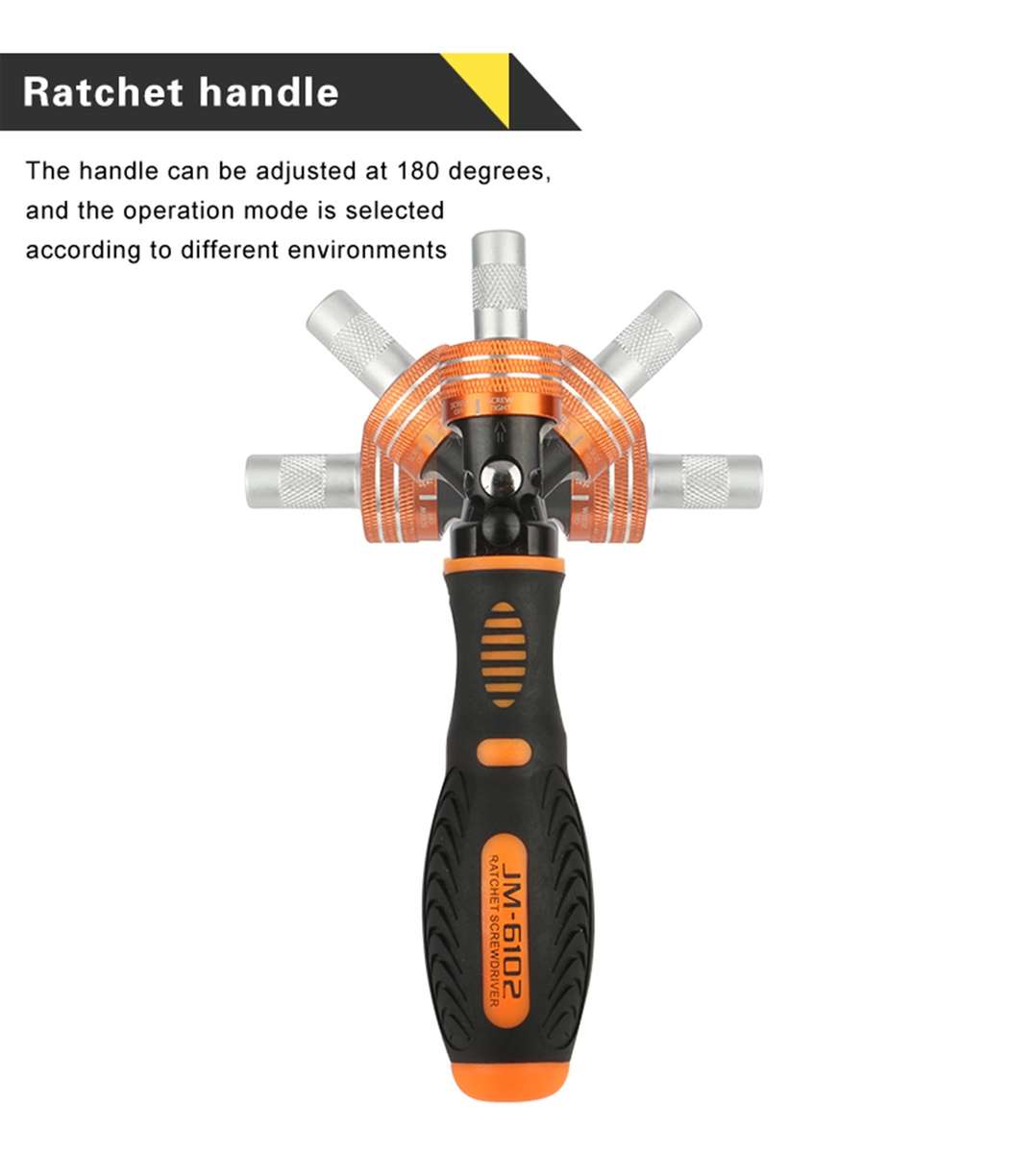 JAKEMY JM-6101 53 in 1 Labor Saving Ratchet Screwdriver Repair Tool Set