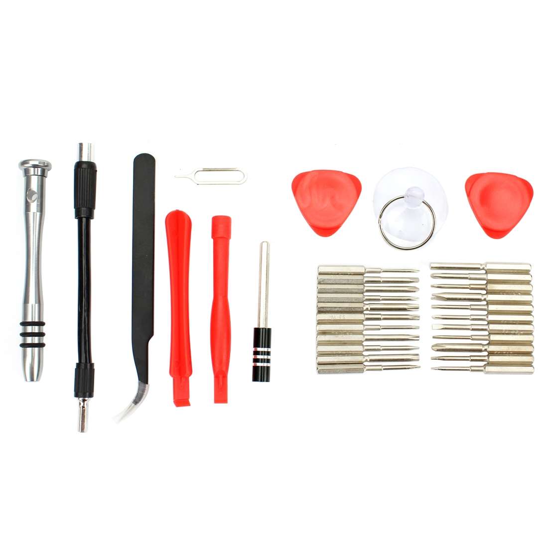 JF-6035 32 in 1 Professional Multi-functional Screwdriver Set with Bag(Silver)