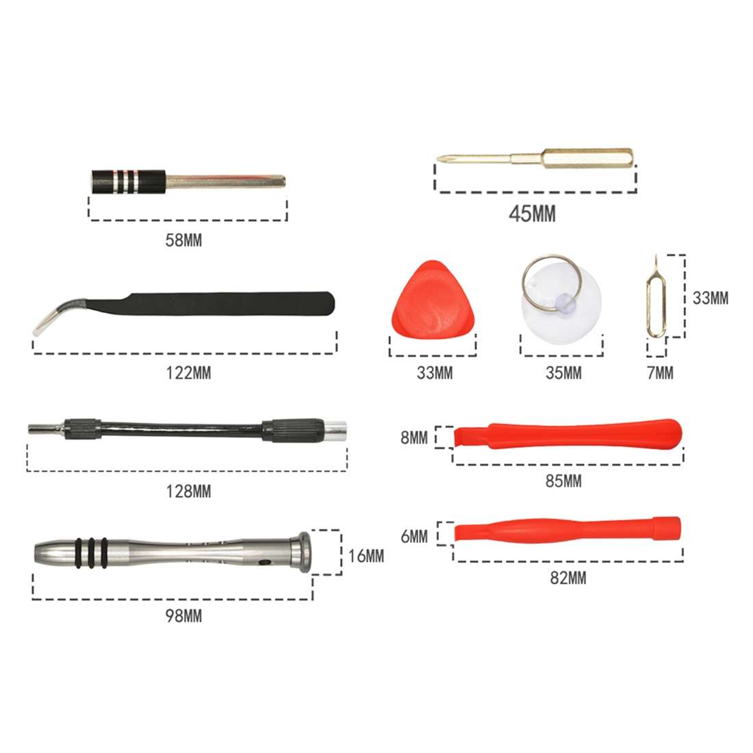 JF-6035 32 in 1 Professional Multi-functional Screwdriver Set with Bag(Silver)