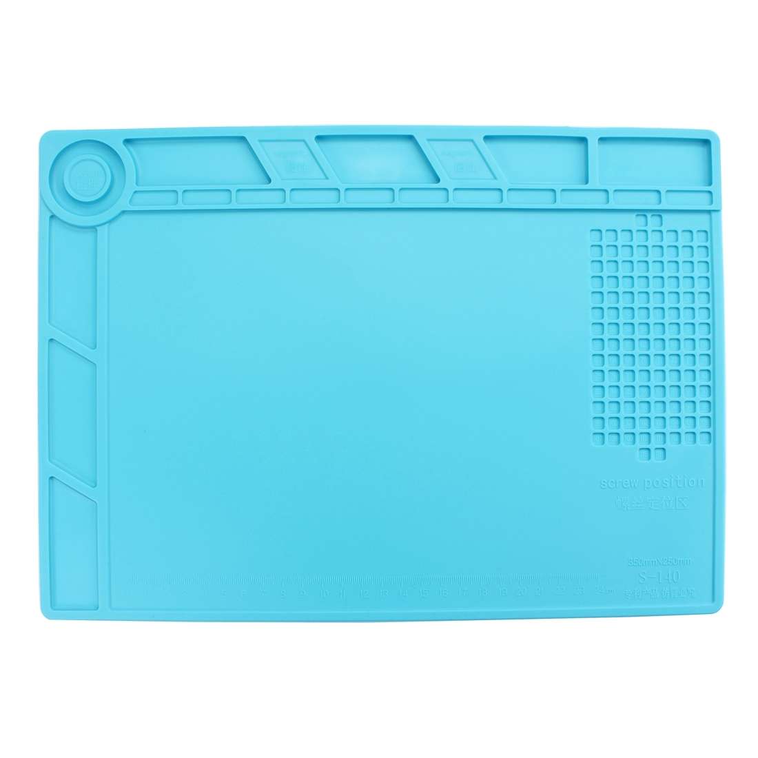 Maintenance Platform High Temperature Heat-resistant Repair Insulation Pad Silicone Mat ... (Blue)
