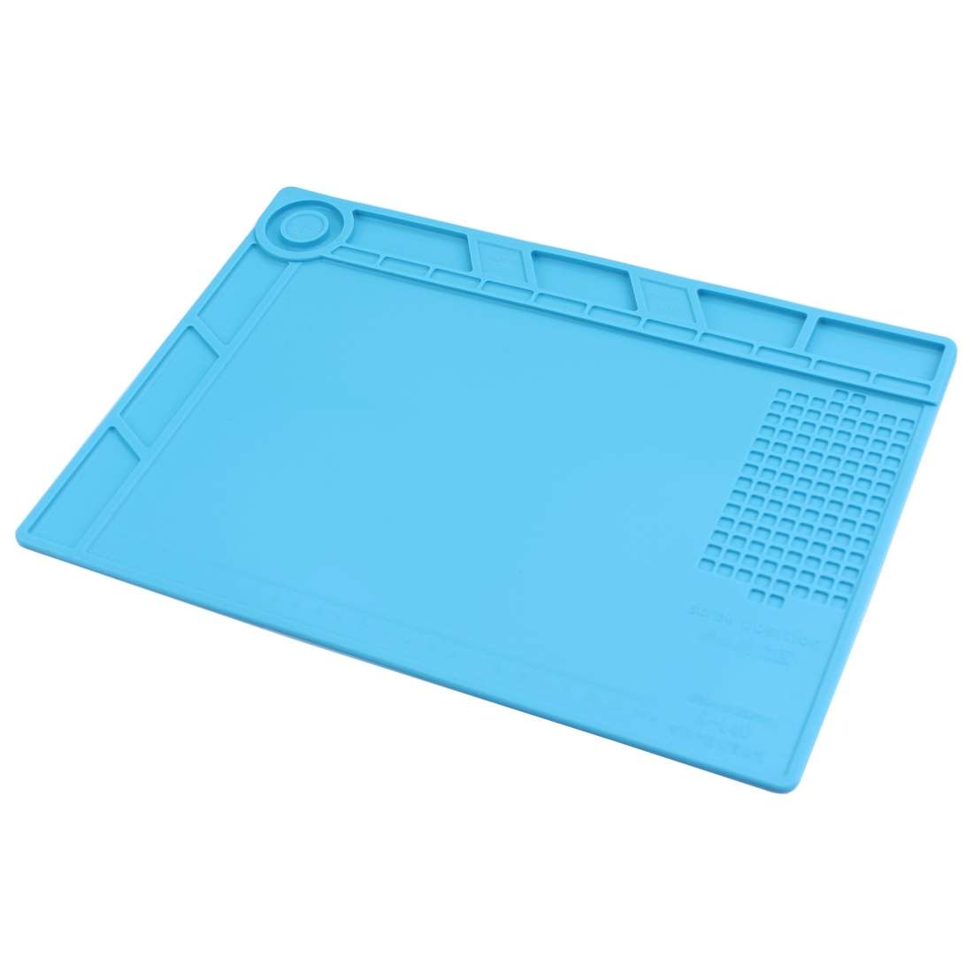 Maintenance Platform High Temperature Heat-resistant Repair Insulation Pad Silicone Mat ... (Blue)