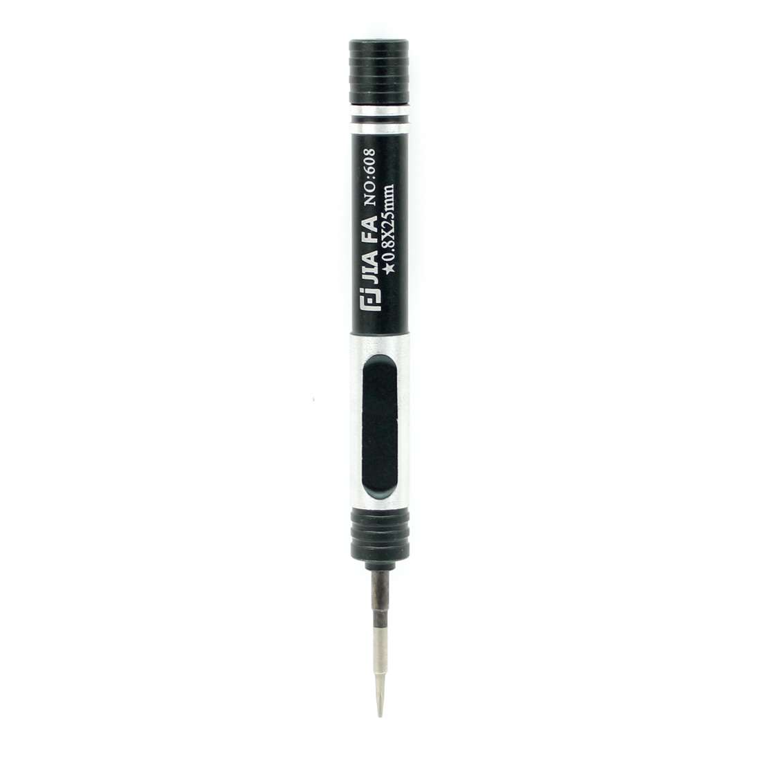 JIAFA JF-608-02 Five Star 0.8 Screwdriver for iPhone Charging Port Screws(Black)