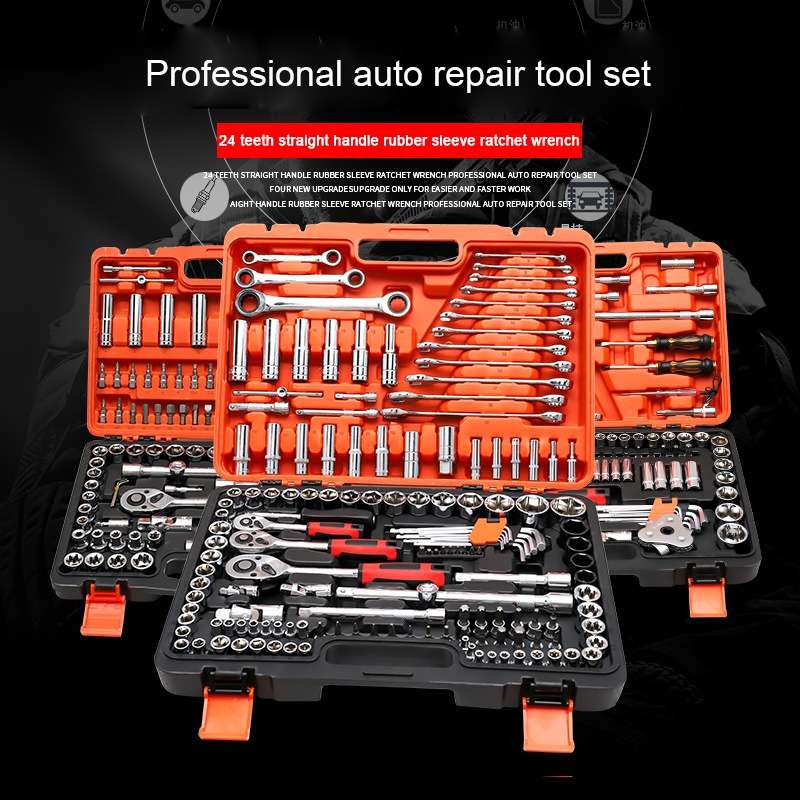 37 In 1 Multi-function Car Repair Combination Toolbox Ratchet Wrench Set