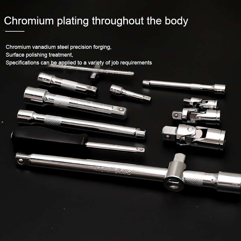 37 In 1 Multi-function Car Repair Combination Toolbox Ratchet Wrench Set