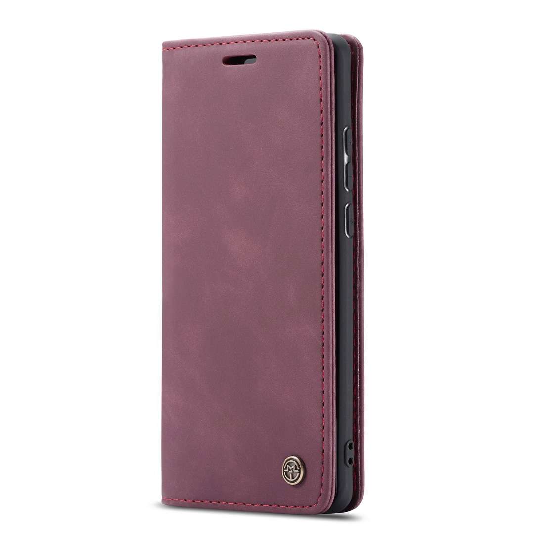 CaseMe-013 Multifunctional Retro Frosted Horizontal Flip Leather Case for Huawei P3 ... (Wine Red)