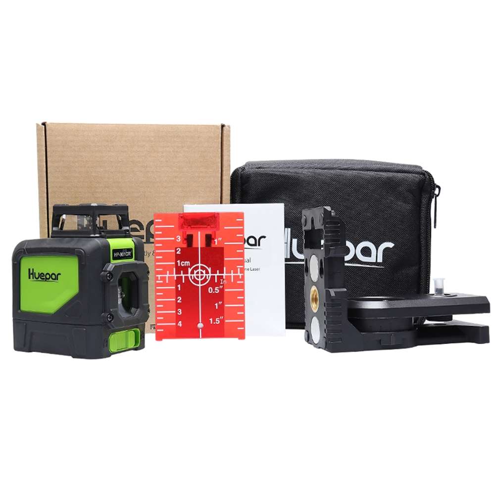 901CR H360 Degrees / V130 Degrees Laser Level Covering Walls and Floors 5 Line Red Beam IP54 Water /