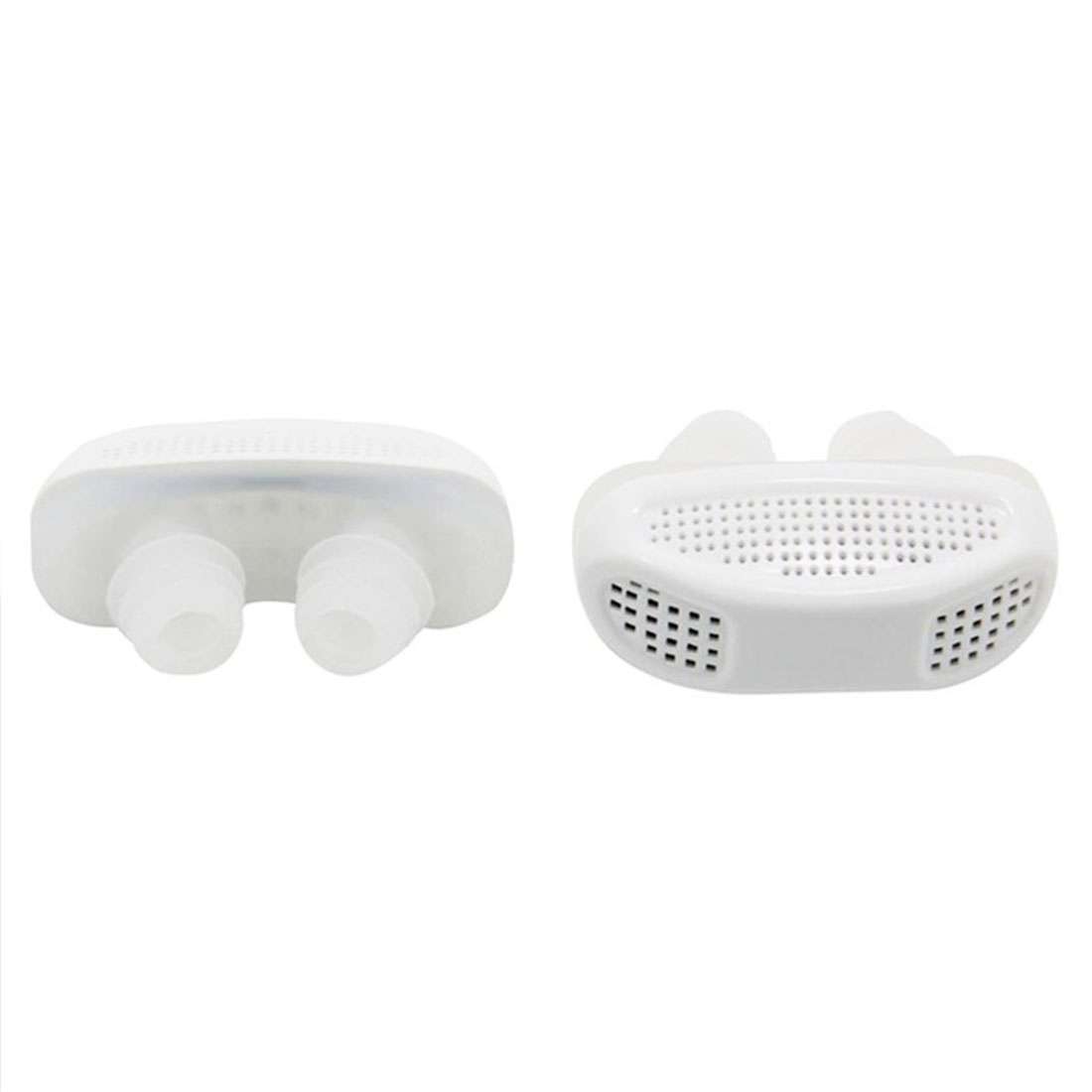 2 in 1 ABS Silicone Anti Snoring Air Purifier (Blue)