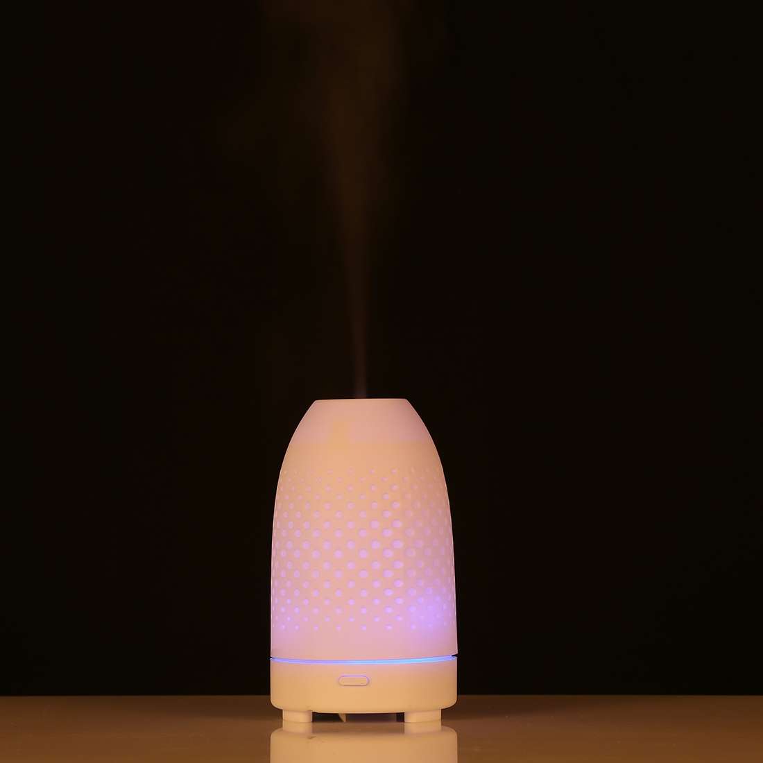 5W Honeycomb Texture Mini Humidifier with Colorful Light, Capacity: 50ml, DC 5V(White)