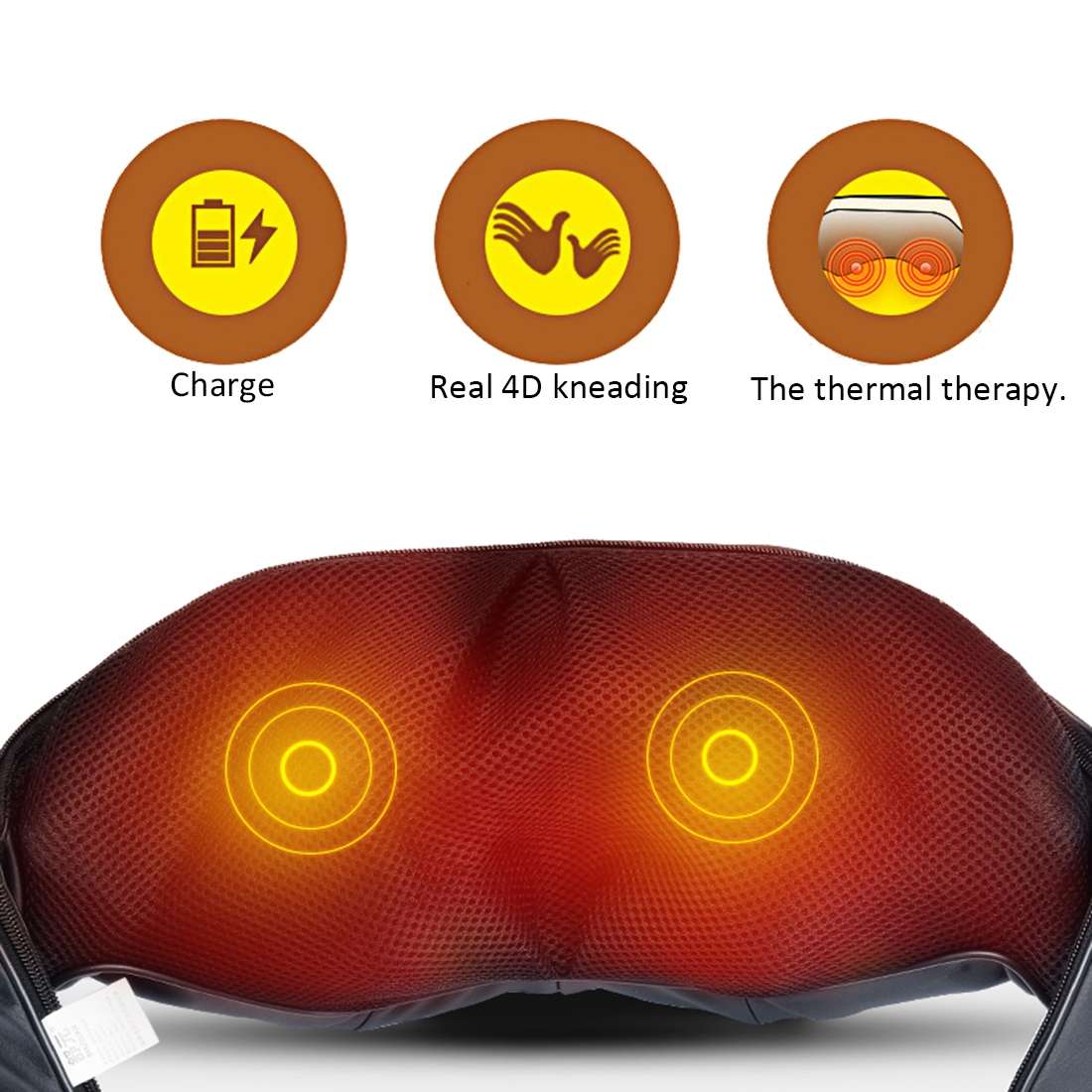 USB Charging Vibration Machine Neck Shawl Kneading Back Shoulder Vibration Massager