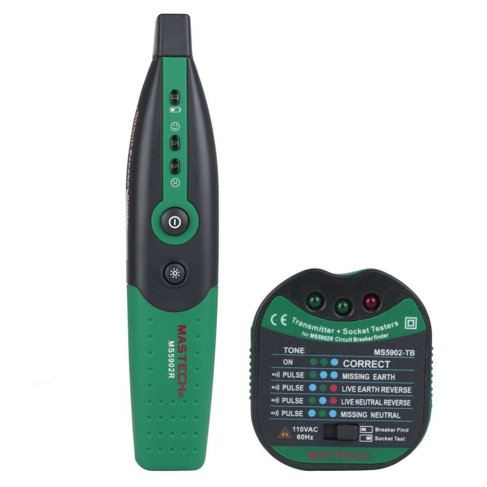 BSIDE MS5902 AC 110V 50Hz Breaker Socket Cable Detector, US Plug