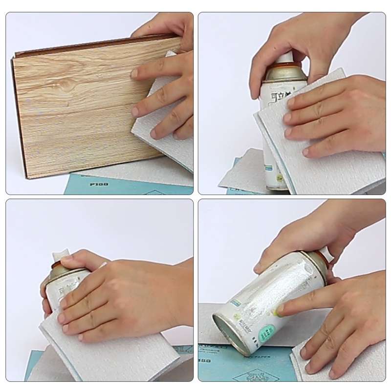 10pcs Grit 1500 Wet And Dry Polishing Grinding SandpaperSize: 23 x 9cm (Blue)