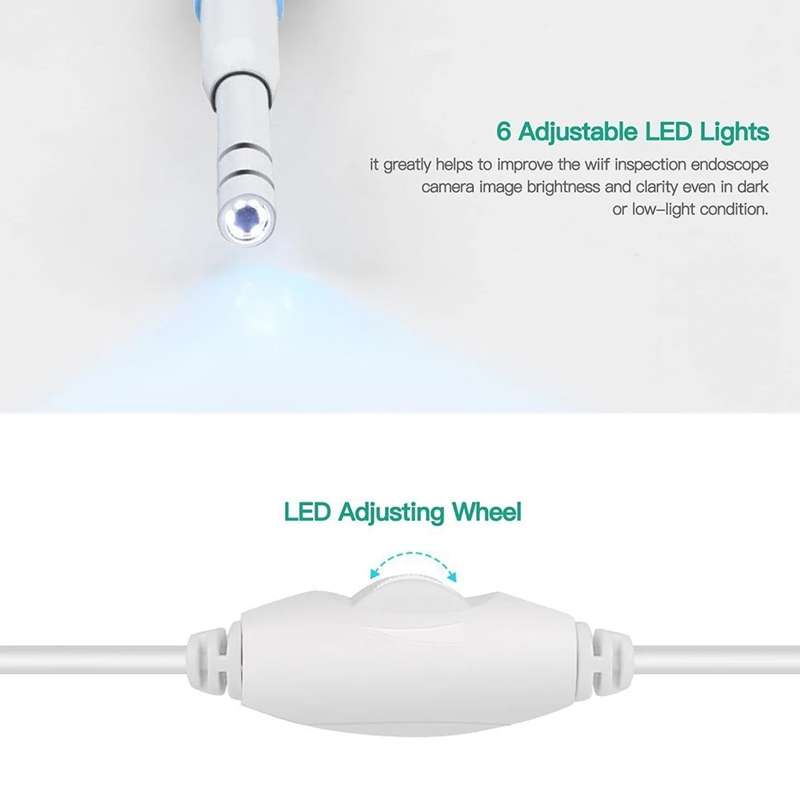 i95 3 in 1 USB Ear Scope Inspection HD 0.3MP Camera Visual Ear Spoon for OTG An ... (Pink + White)