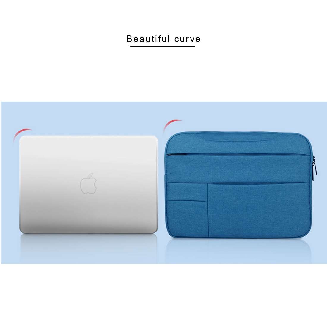 Universal Multiple Pockets Wearable Oxford Cloth Soft Portable Leisurely Handle Laptop Tablet Bag