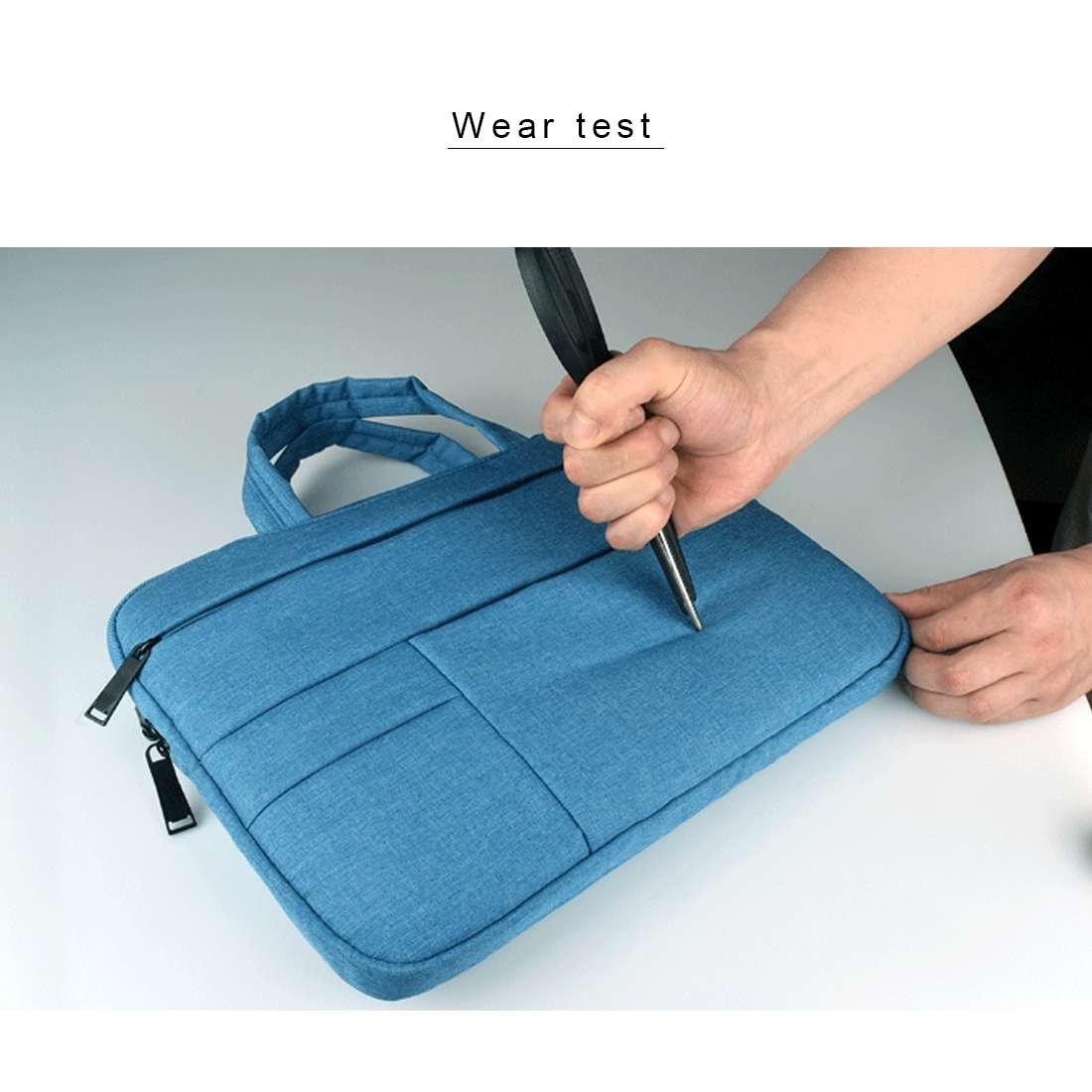 Universal Multiple Pockets Wearable Oxford Cloth Soft Portable Leisurely Handle Laptop Tablet Bag