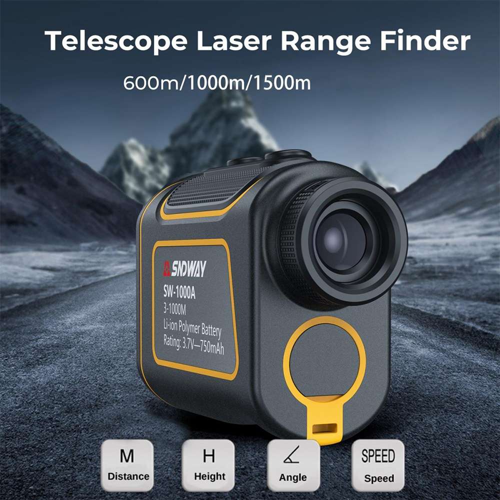 SNDWAY SW1000A Handheld Outdoor Waterproof Telescope Range Finder Distance Measurer, 1000m