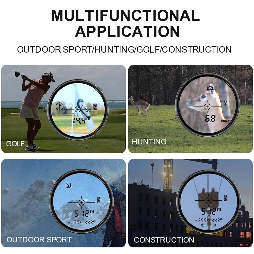 SNDWAY SW1500A Handheld Outdoor Waterproof Telescope Range Finder Distance Measurer, 1500m