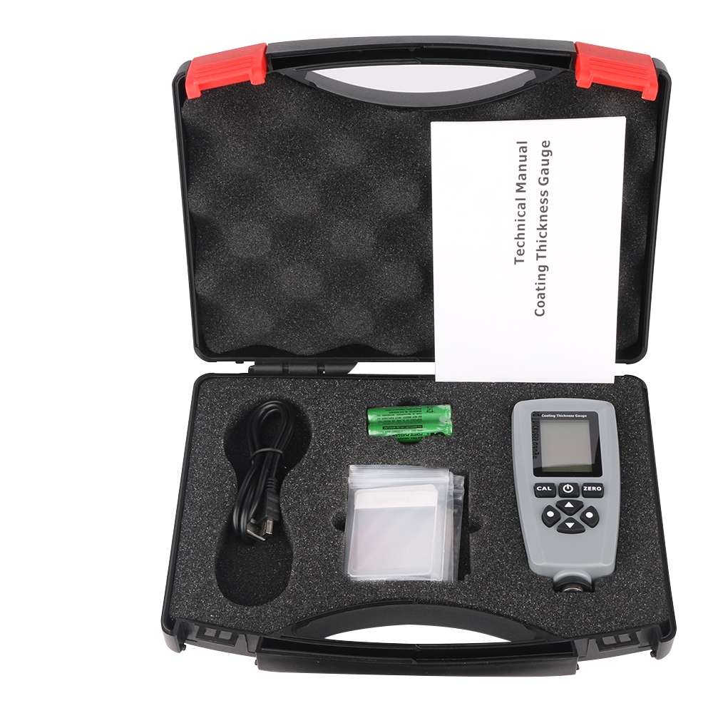 RZEC770 LCD Display Coating Paint Thickness Gauge Meter Tools (Grey)