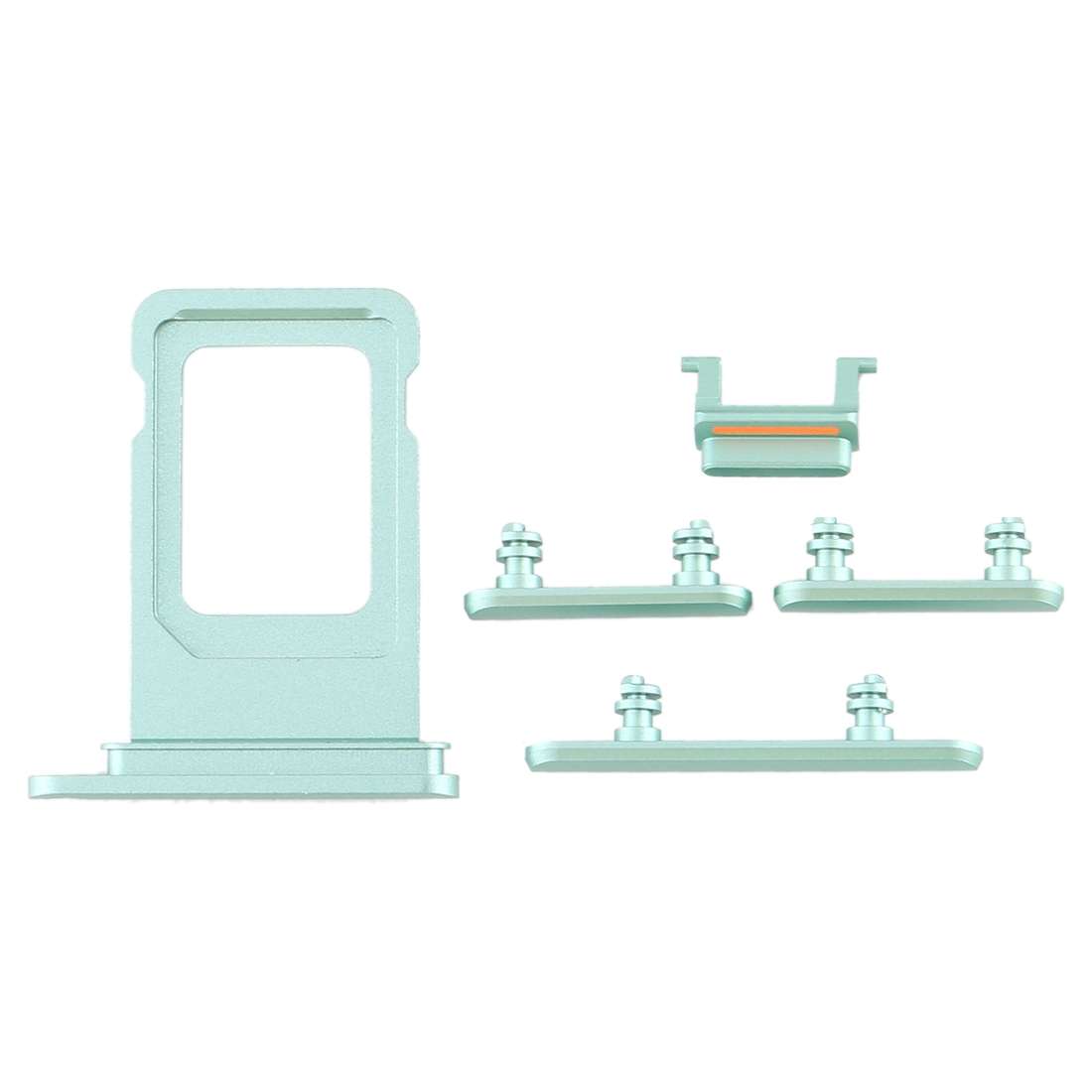 SIM Card Tray + Side Key for iPhone 11(Black)