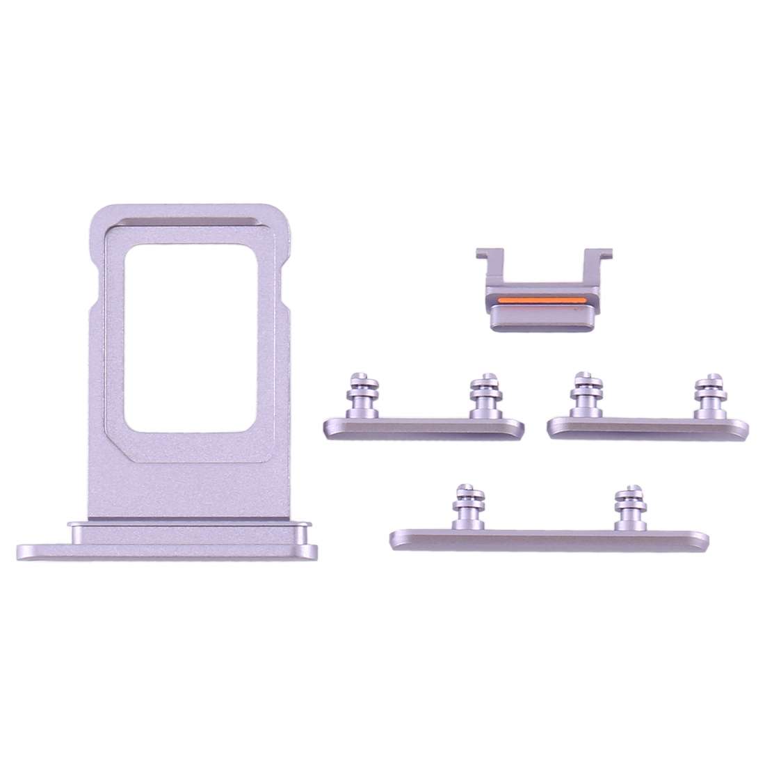 SIM Card Tray + Side Key for iPhone 11(Black)