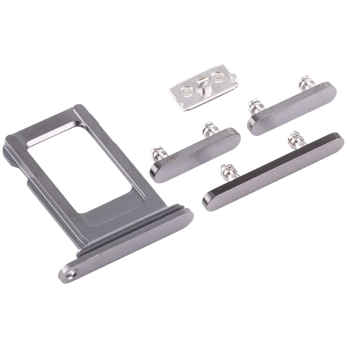 SIM Card Tray + Side Keys for iPhone 12 Pro(Graphite)