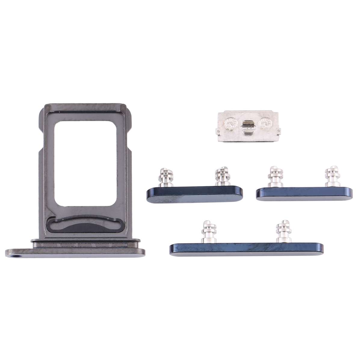 SIM Card Tray + SIM Card Tray + Side Keys for iPhone 12 Pro(Graphite)