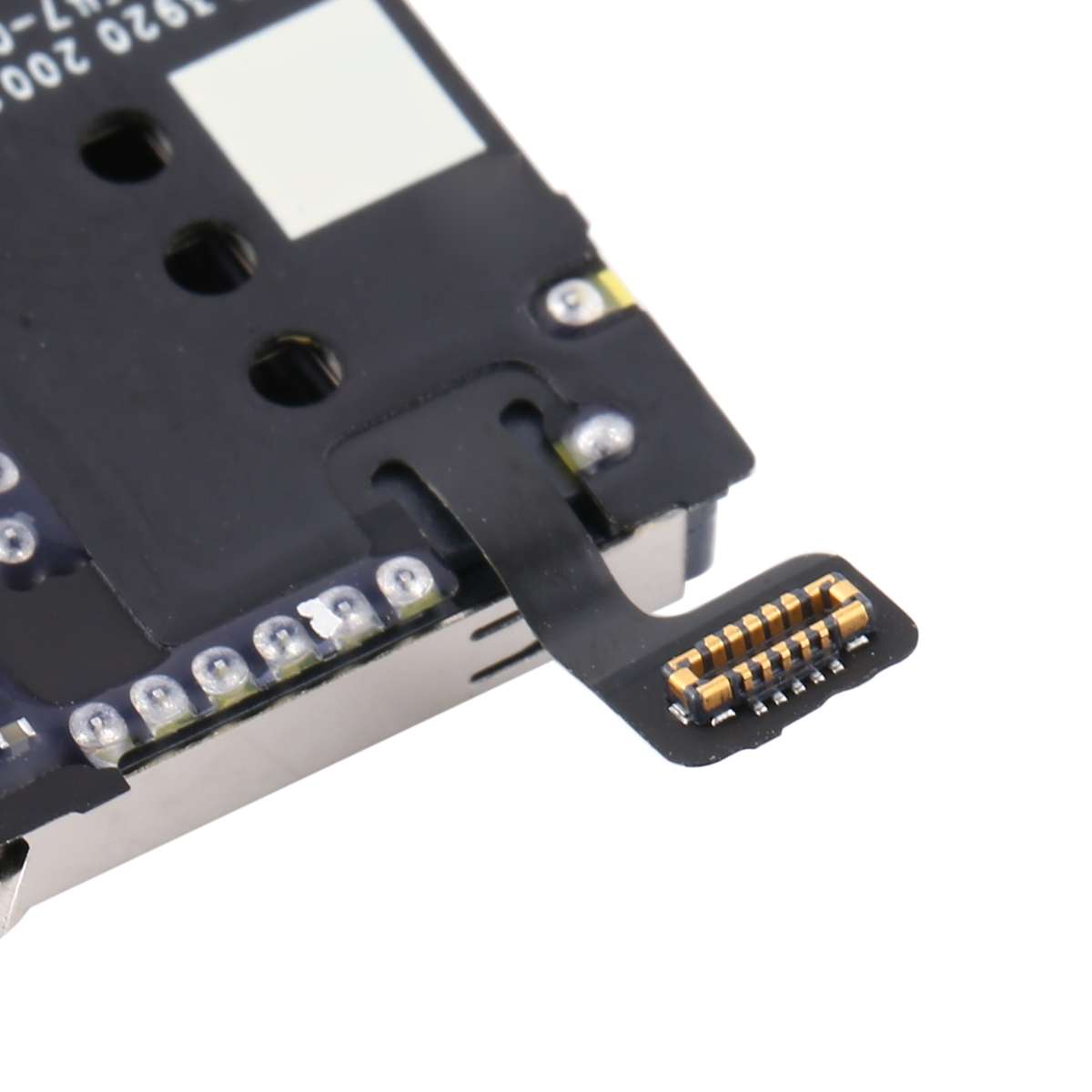 Single SIM Card Holder Socket with Flex Cable for iPhone 12 / 12 Pro