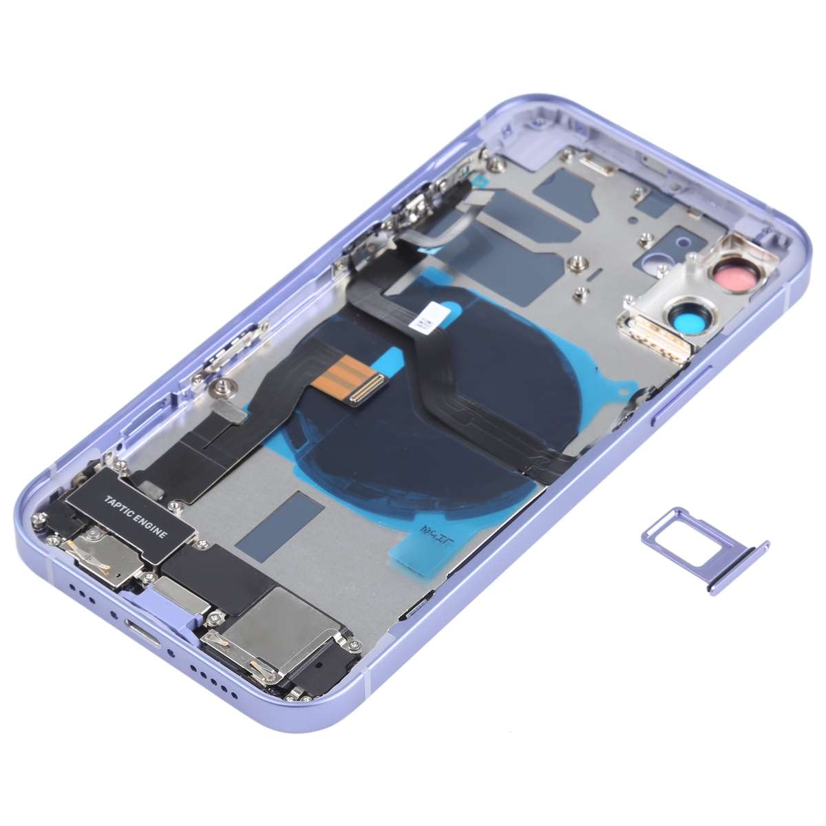 Battery Back Cover Assembly (with Side Keys & Speaker Ringer Buzzer & Motor & Camera Lens & Card ...