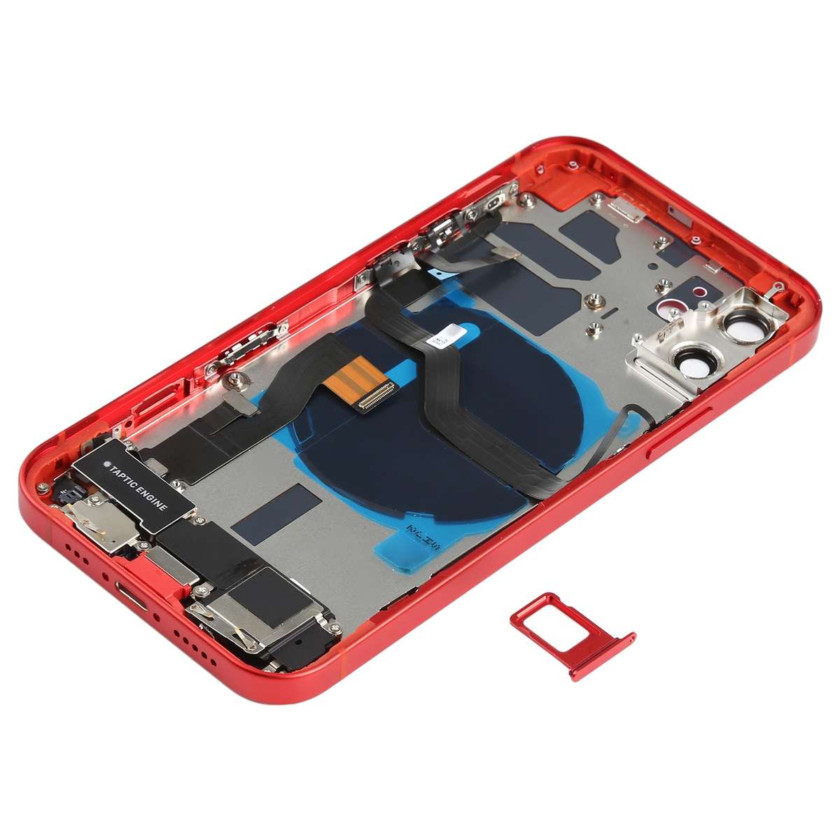 Battery Back Cover Assembly (with Side Keys & Speaker Ringer Buzzer & Motor & Camera Lens & Card ...