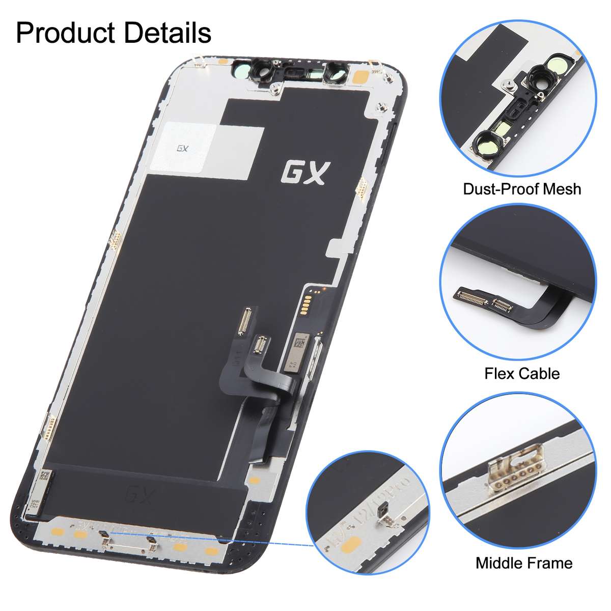 GX Hard OLED Screen for iPhone 12 / 12 Pro