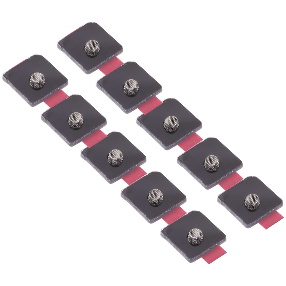 10 PCS Microphone Dustproof Mesh for iPhone 12 / 12 Pro (Black)