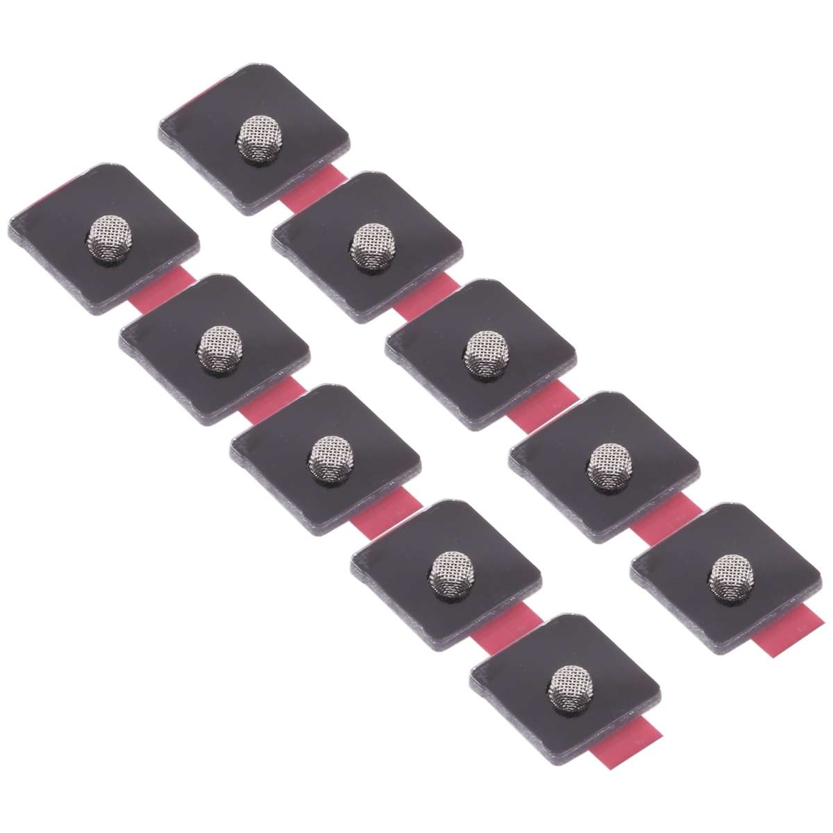 10 PCS Microphone Dustproof Mesh for iPhone 12 / 12 Pro (Black)