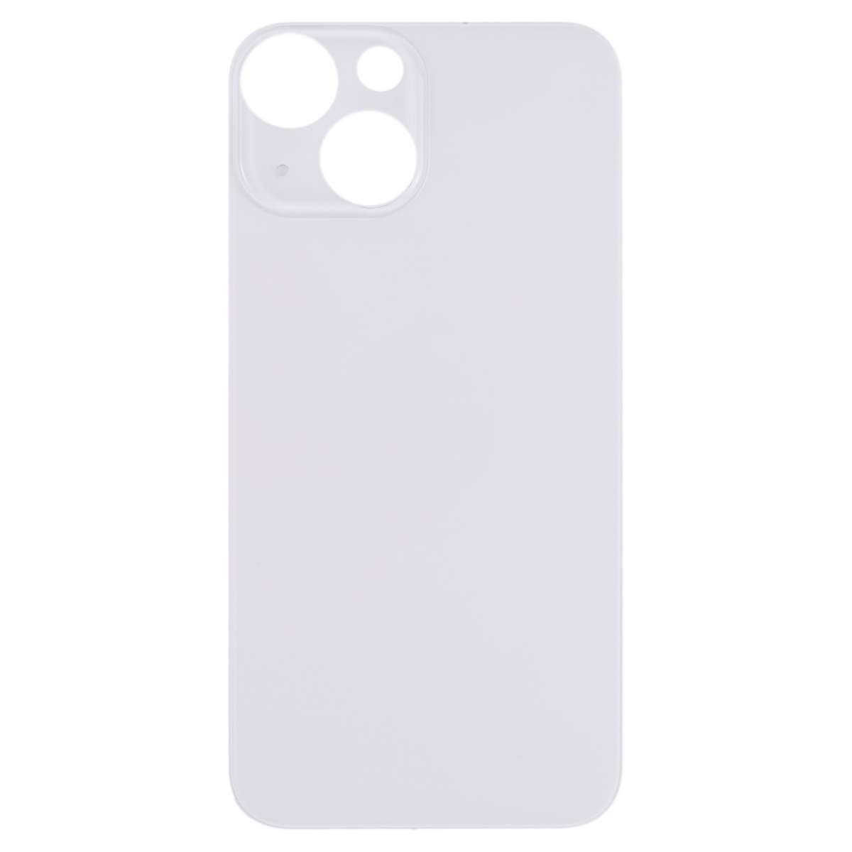 Easy Replacement Big Camera Hole Glass Back Battery Cover for iPhone 13 mini(White)