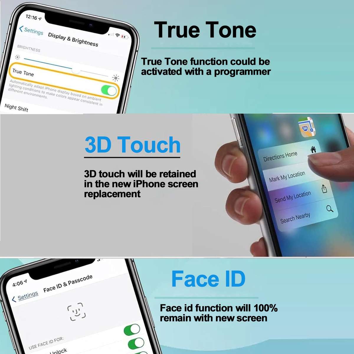 For iPhone 11 Pro Original OLED Screen