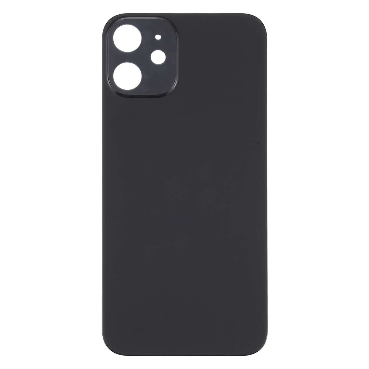Easy Replacement Big Camera Hole Back Battery Cover for iPhone 12 Mini(Black)
